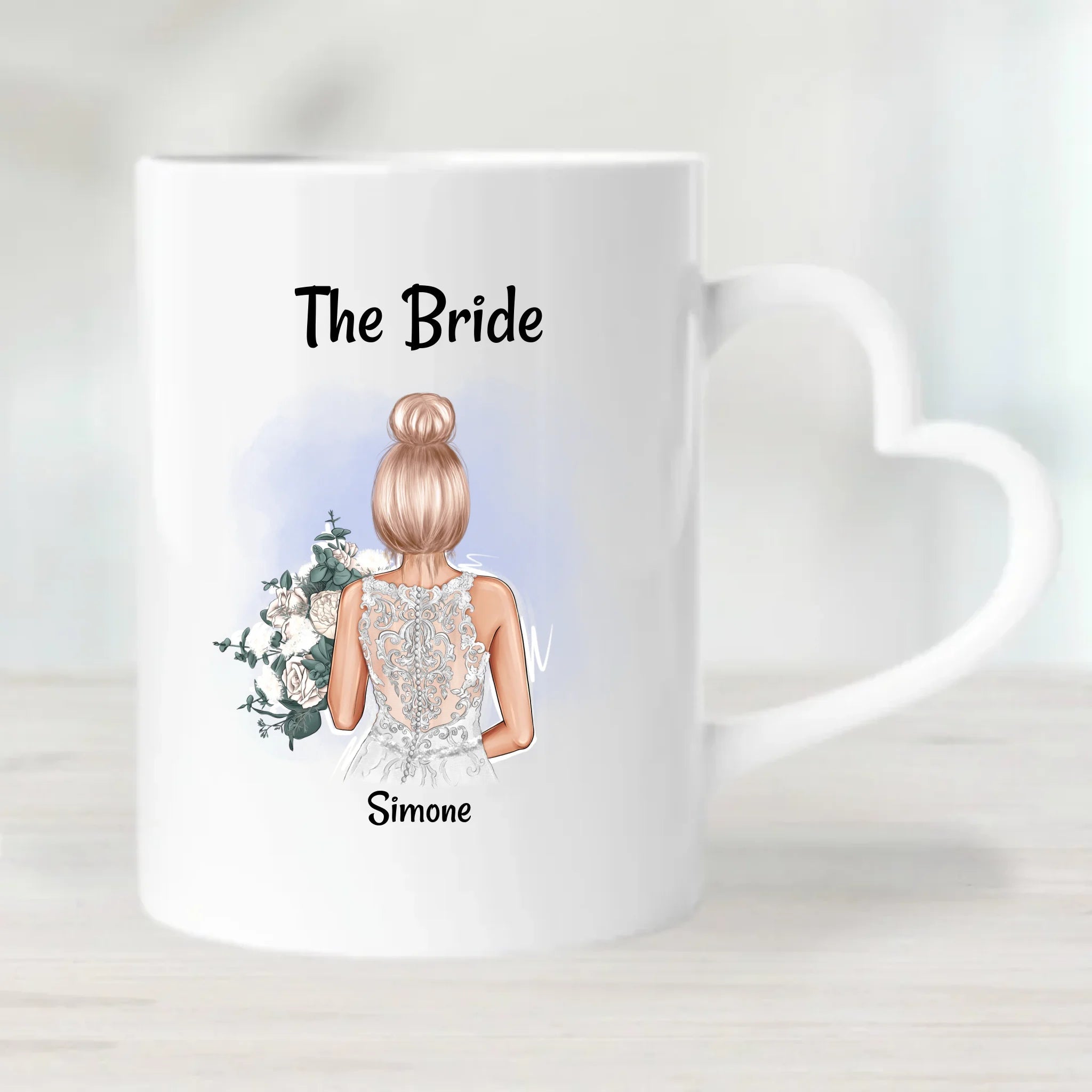 Tasse für Braut Geschenk personalisiert Name & Spruch - Cantty