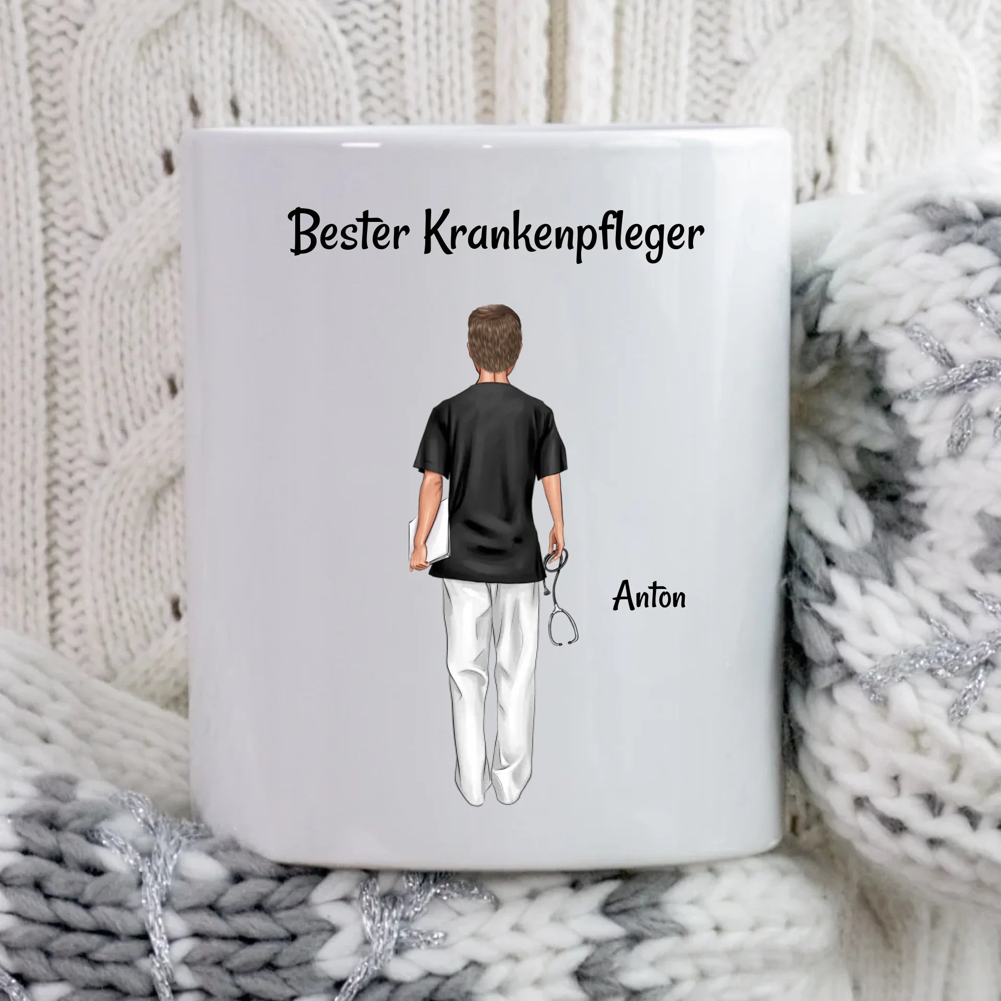 Tasse für Krankenpfleger Geschenk personalisiert - Cantty