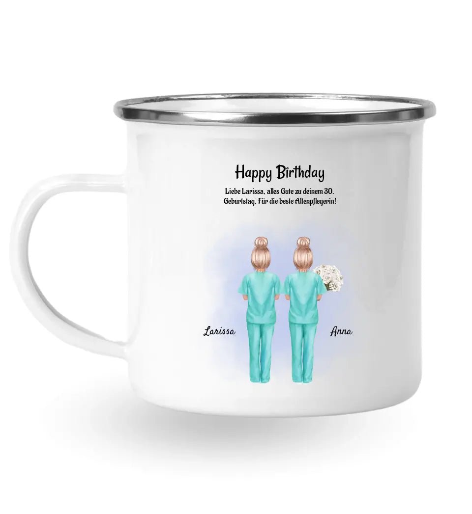 Tasse für Krankenschwester Geburtstag Geschenk mit Namen - Cantty