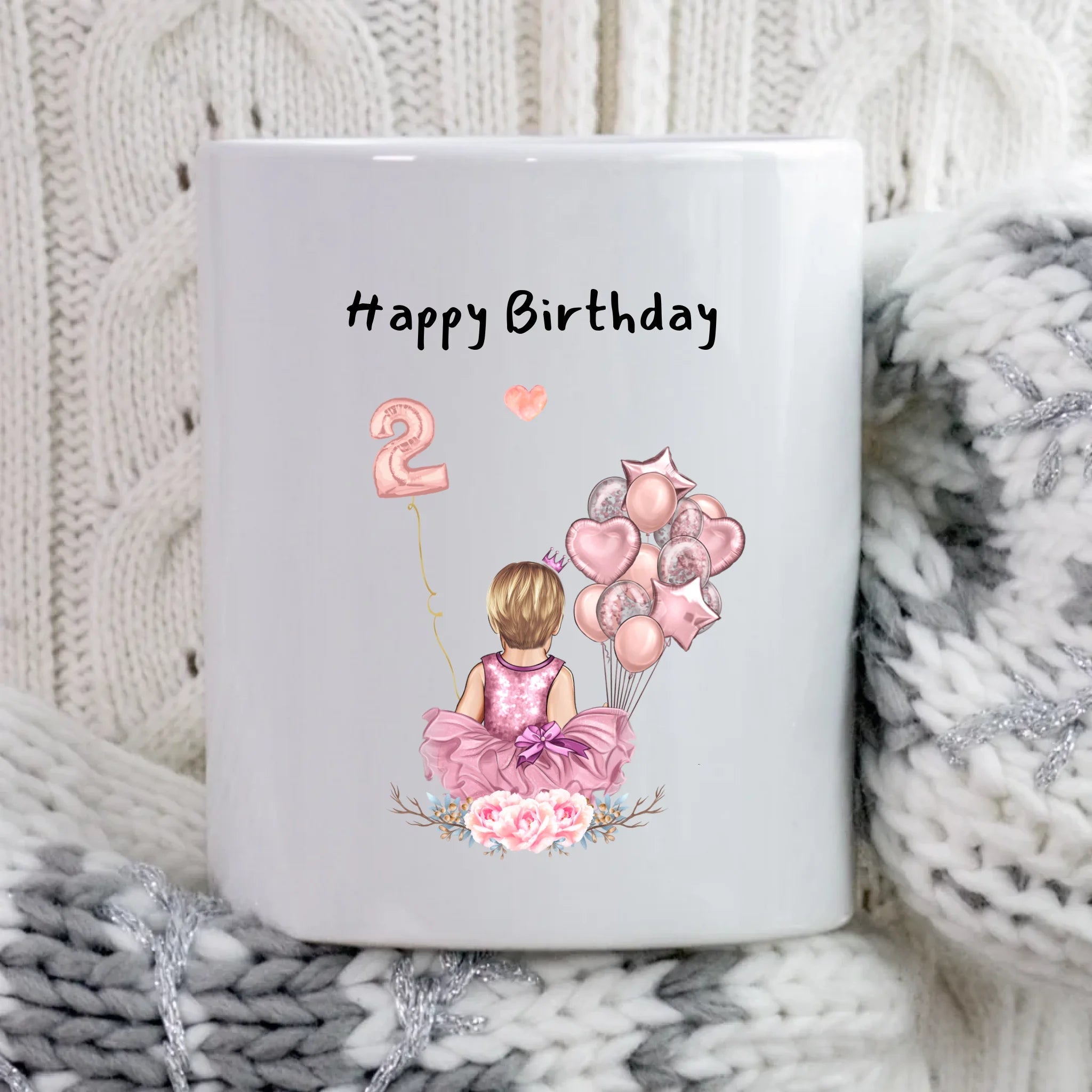 Tasse Geschenk für 2 jähriges Mädchen zum Geburtstag - Cantty