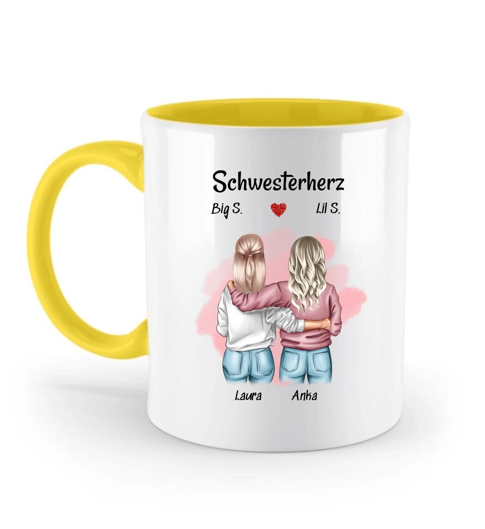 Tasse Geschenk Schwesterherz - Cantty