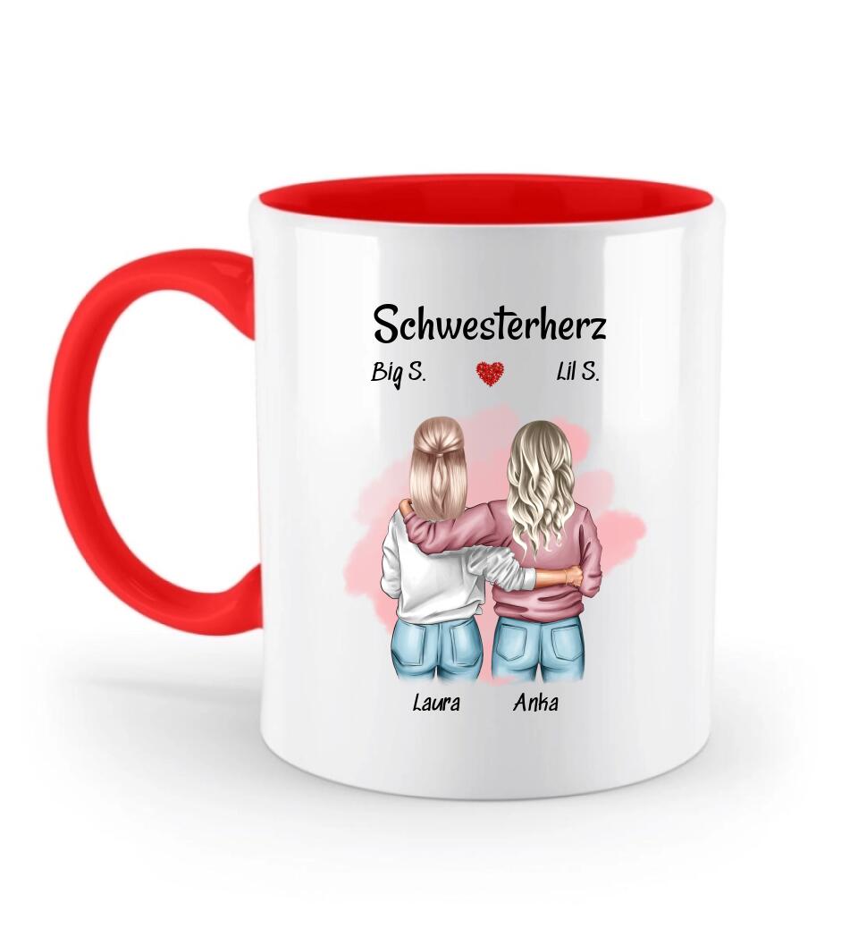 Tasse Geschenk Schwesterherz - Cantty