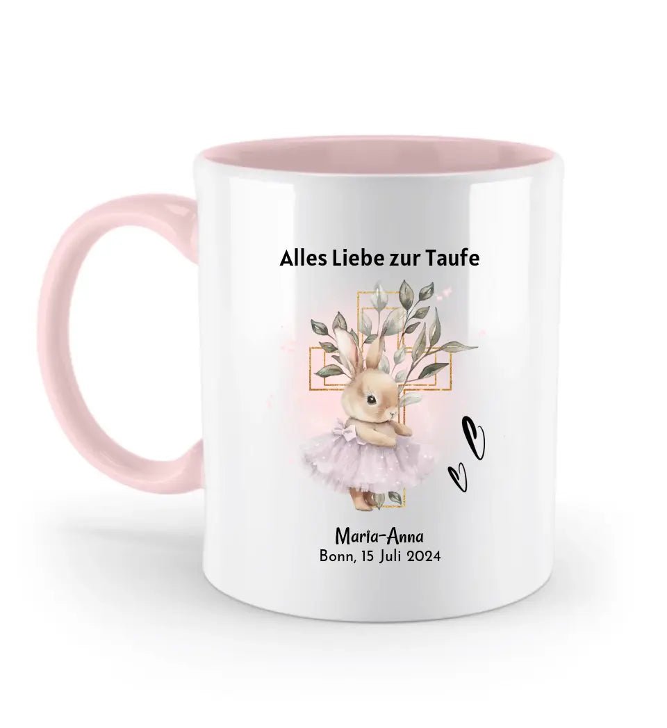 Tasse Mädchen Taufe Geschenk personalisiert - Cantty