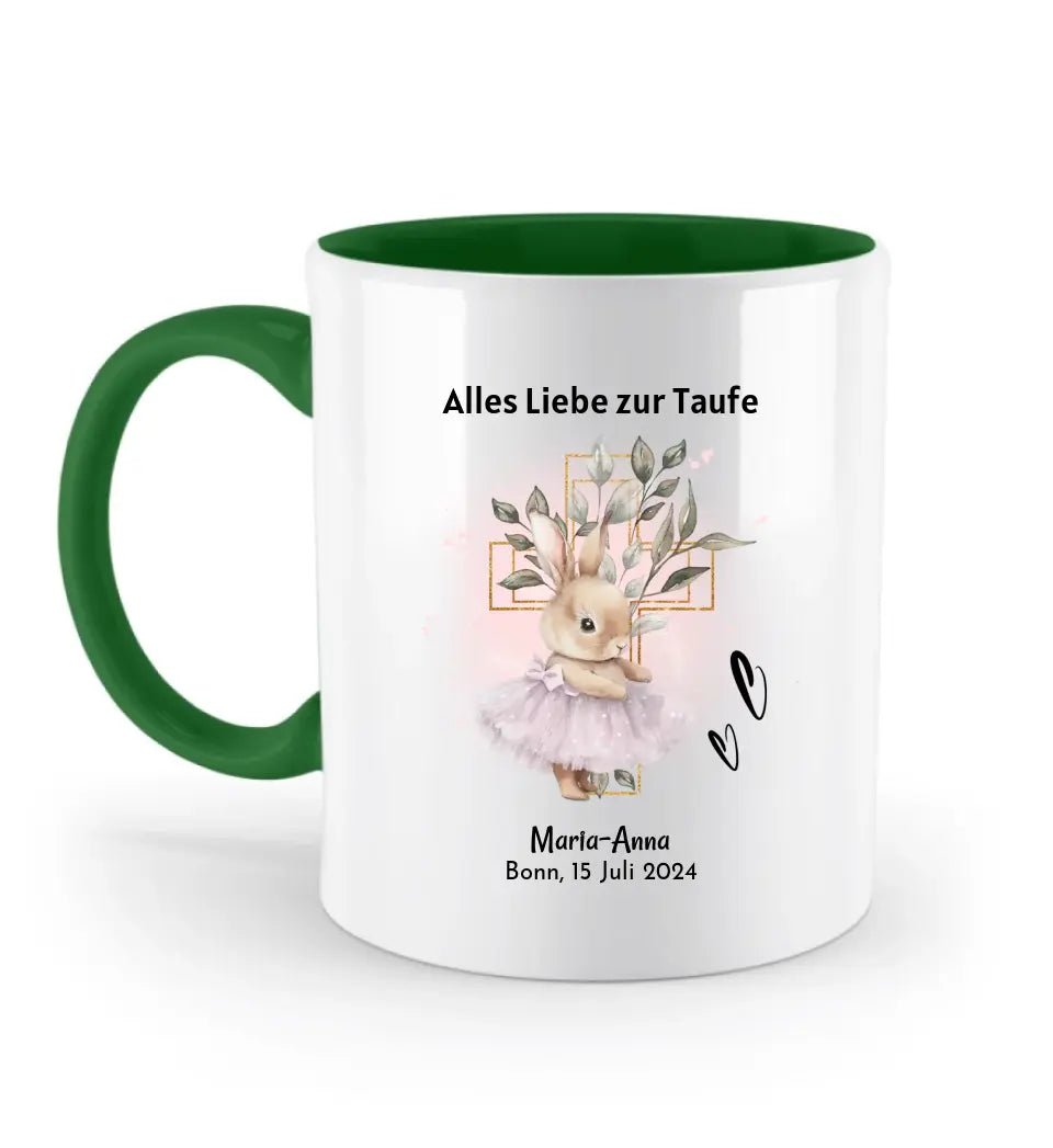 Tasse Mädchen Taufe Geschenk personalisiert - Cantty