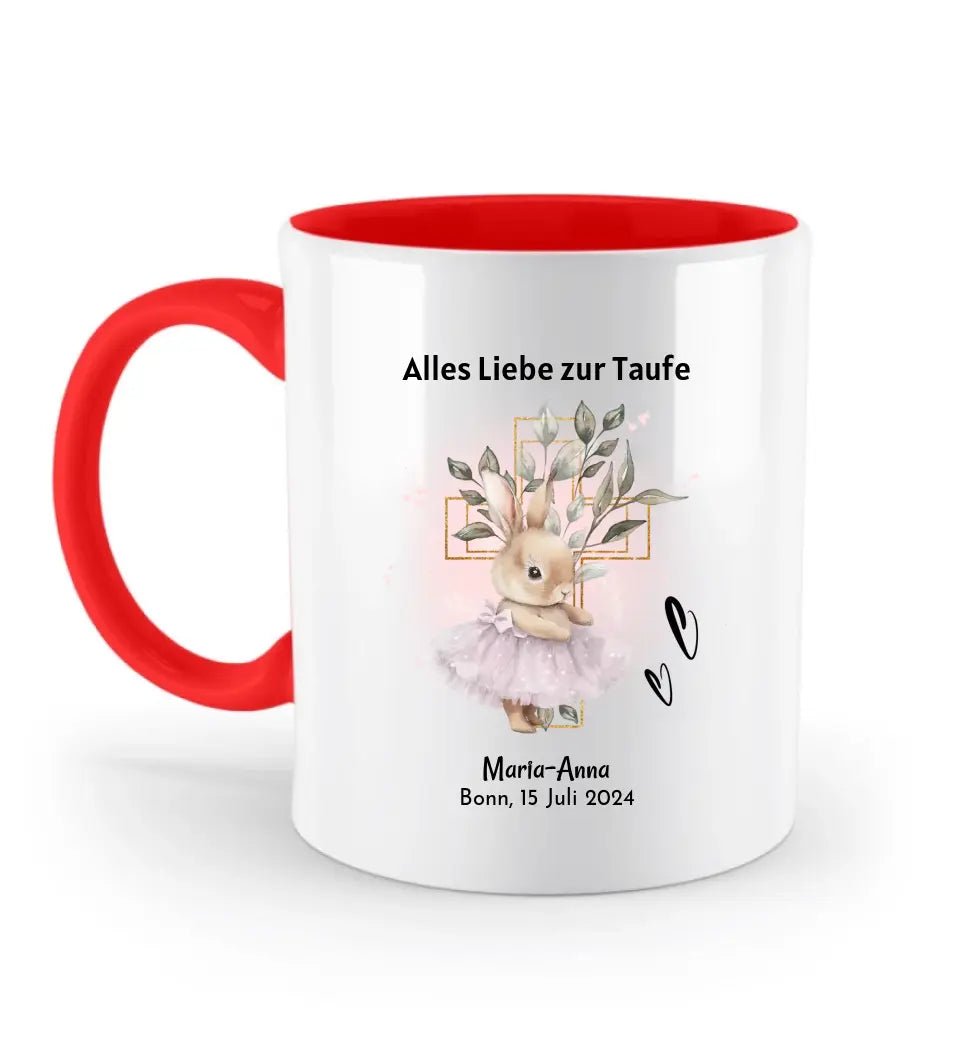 Tasse Mädchen Taufe Geschenk personalisiert - Cantty