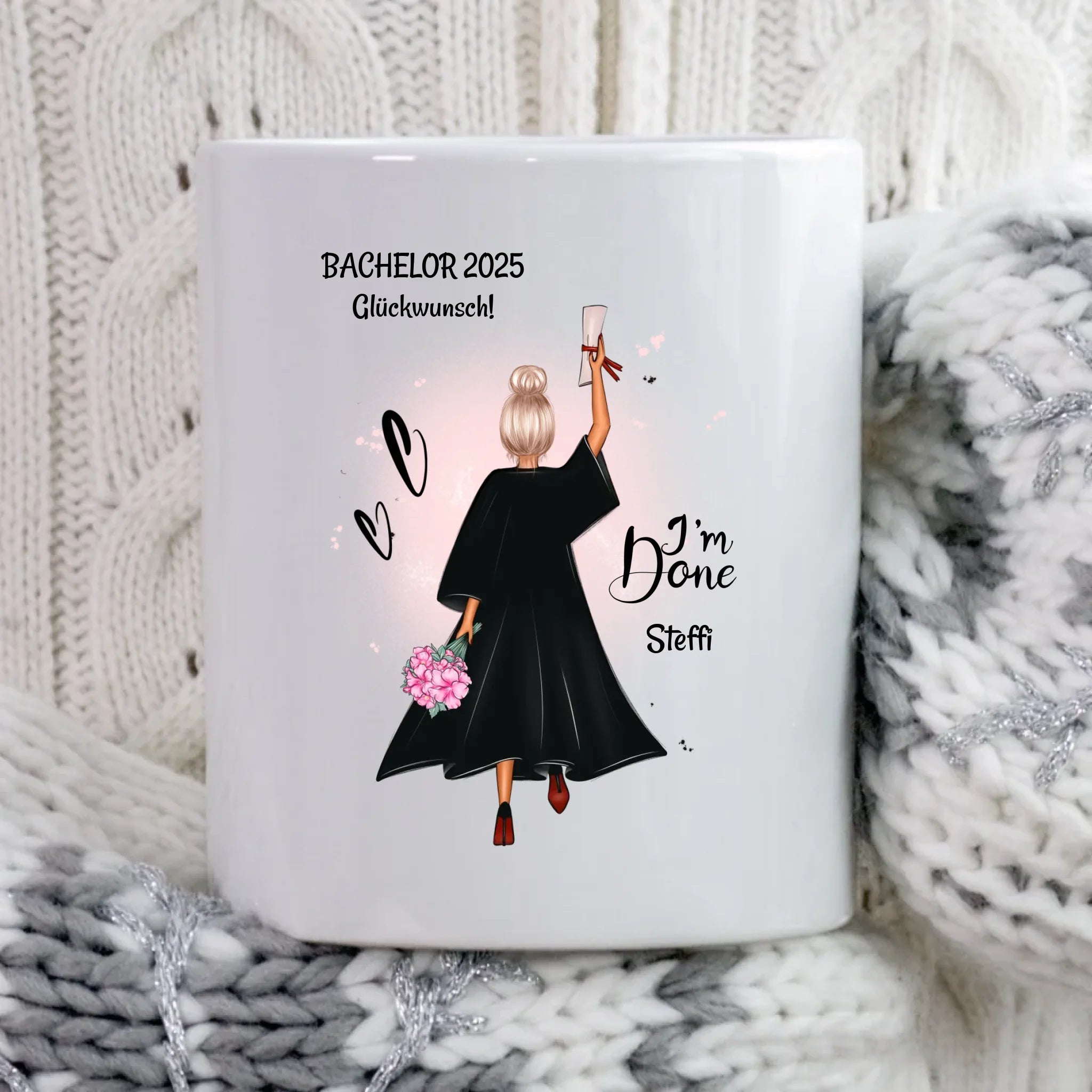 Tasse Tochter Abschlussgeschenk personalisiert - Cantty