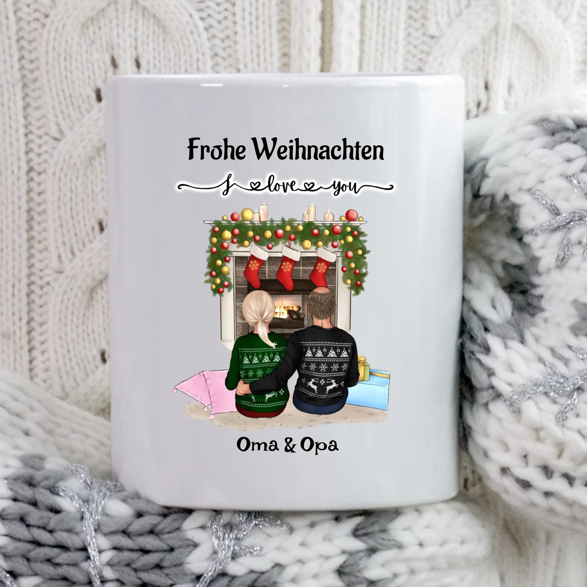 Tasse Weihnachtsgeschenk Opa & Oma - Cantty