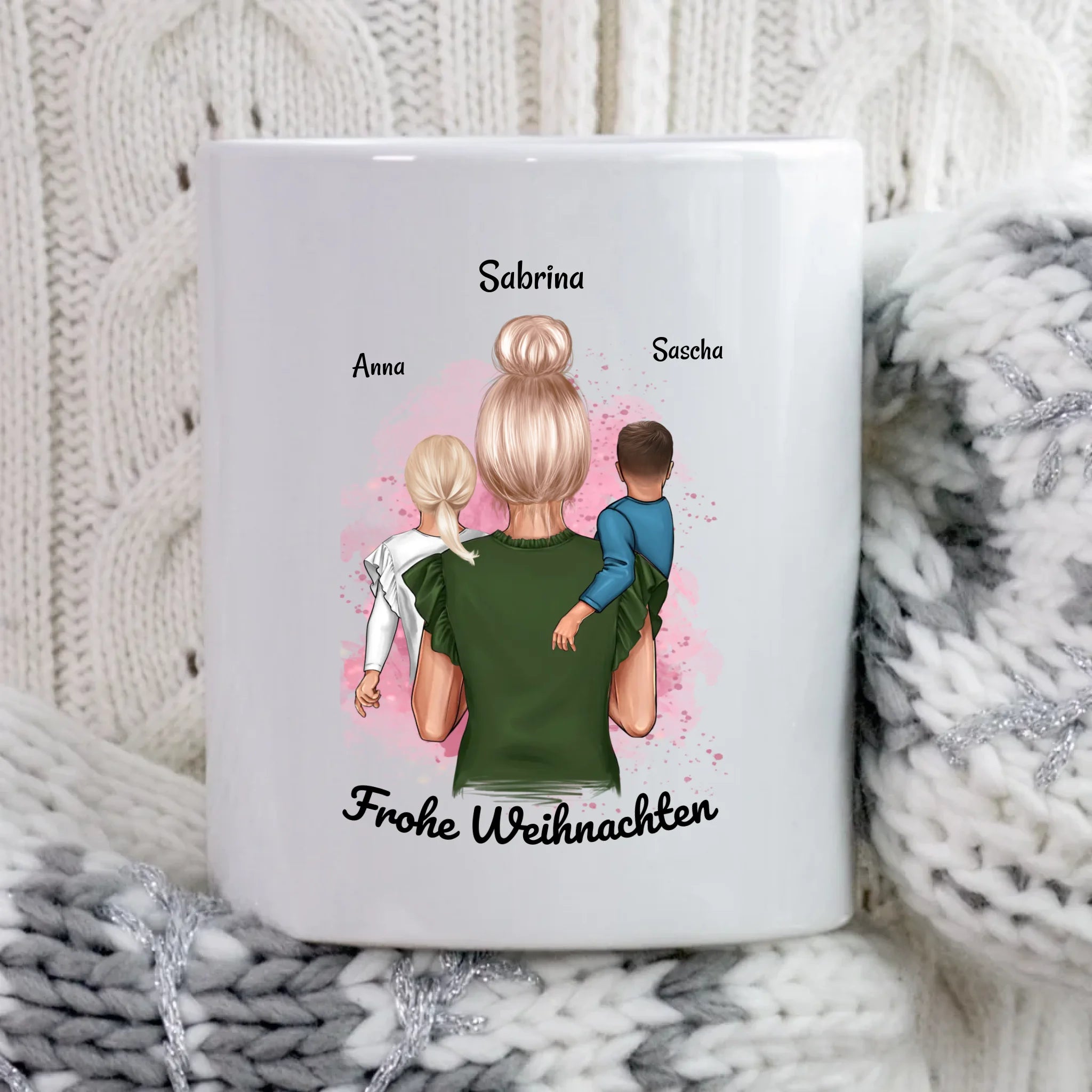 Tasse Weihnachtsgeschenk Patenkind an Patentante personalisiert - Cantty