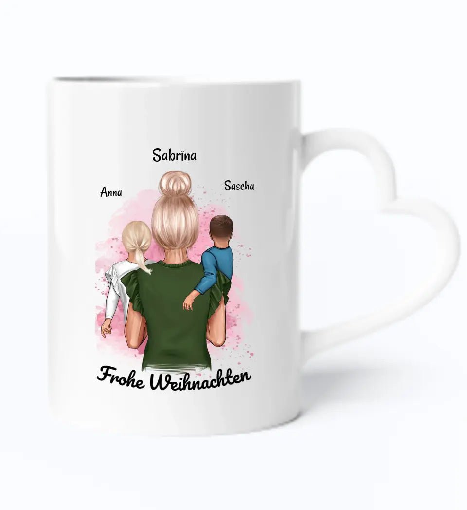 Tasse Weihnachtsgeschenk Patenkind an Patentante personalisiert - Cantty