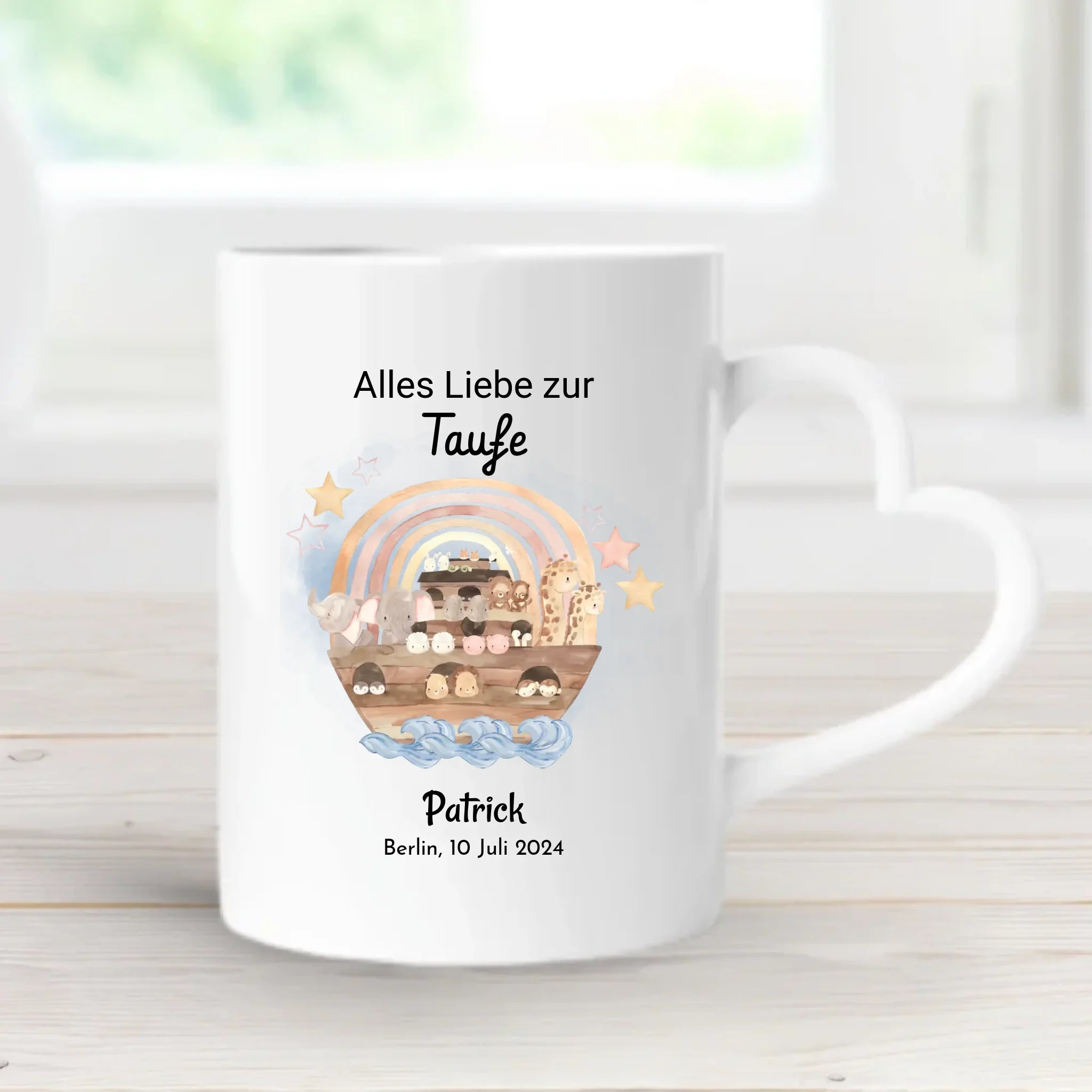 Taufe Junge Tasse Geschenk personalisiert - Cantty