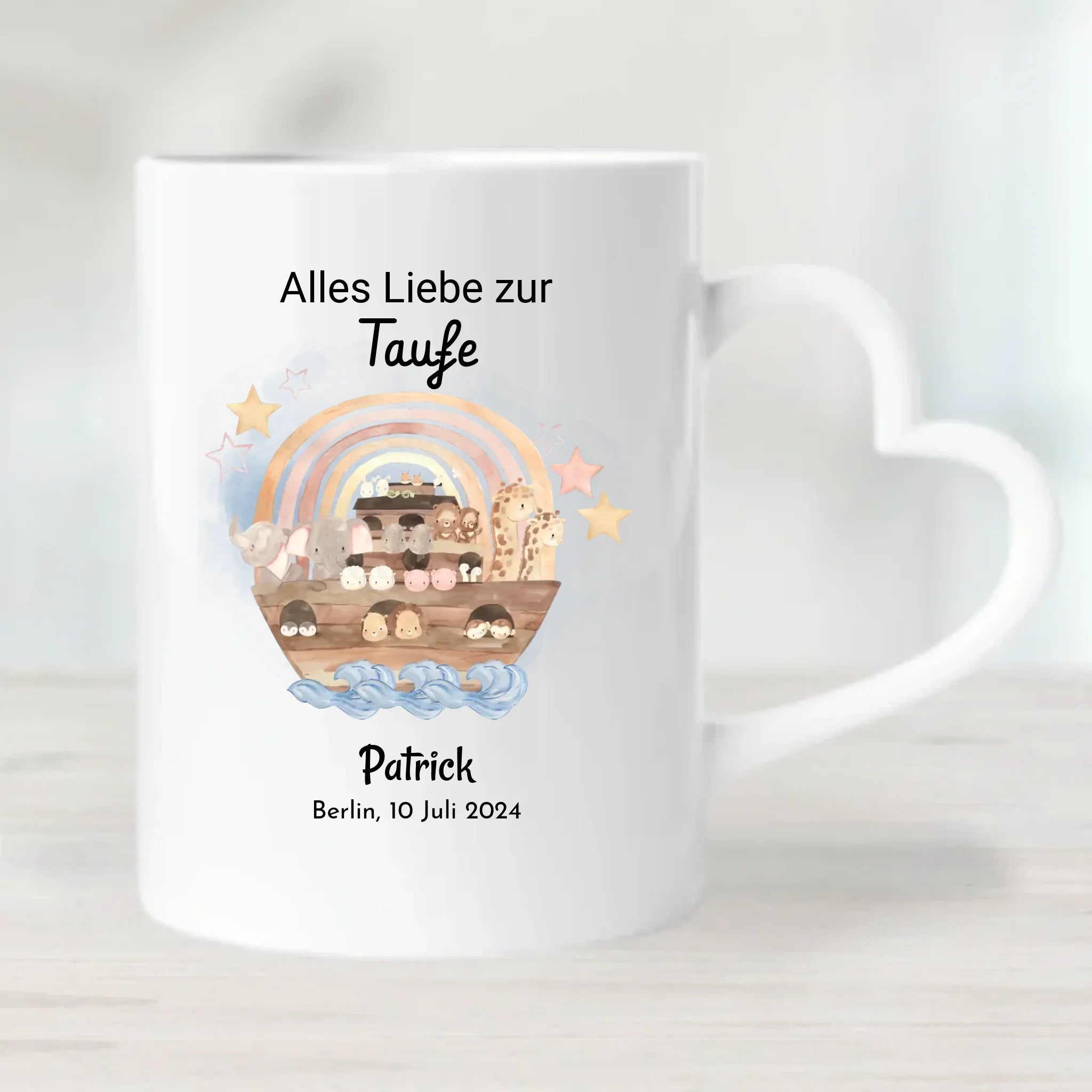 Taufe Junge Tasse Geschenk personalisiert - Cantty