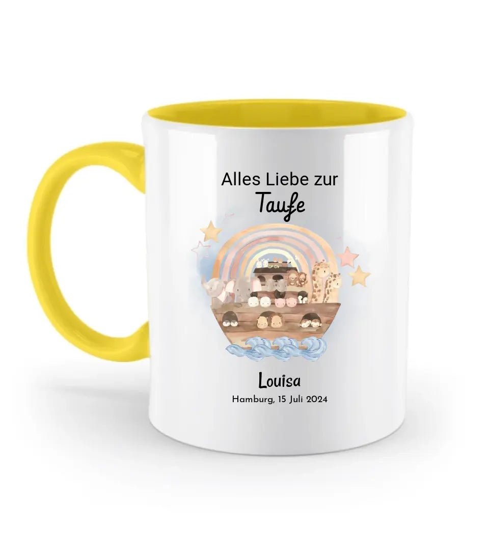 Taufe Tasse Arche Noah Geschenk für Patenkind - Cantty