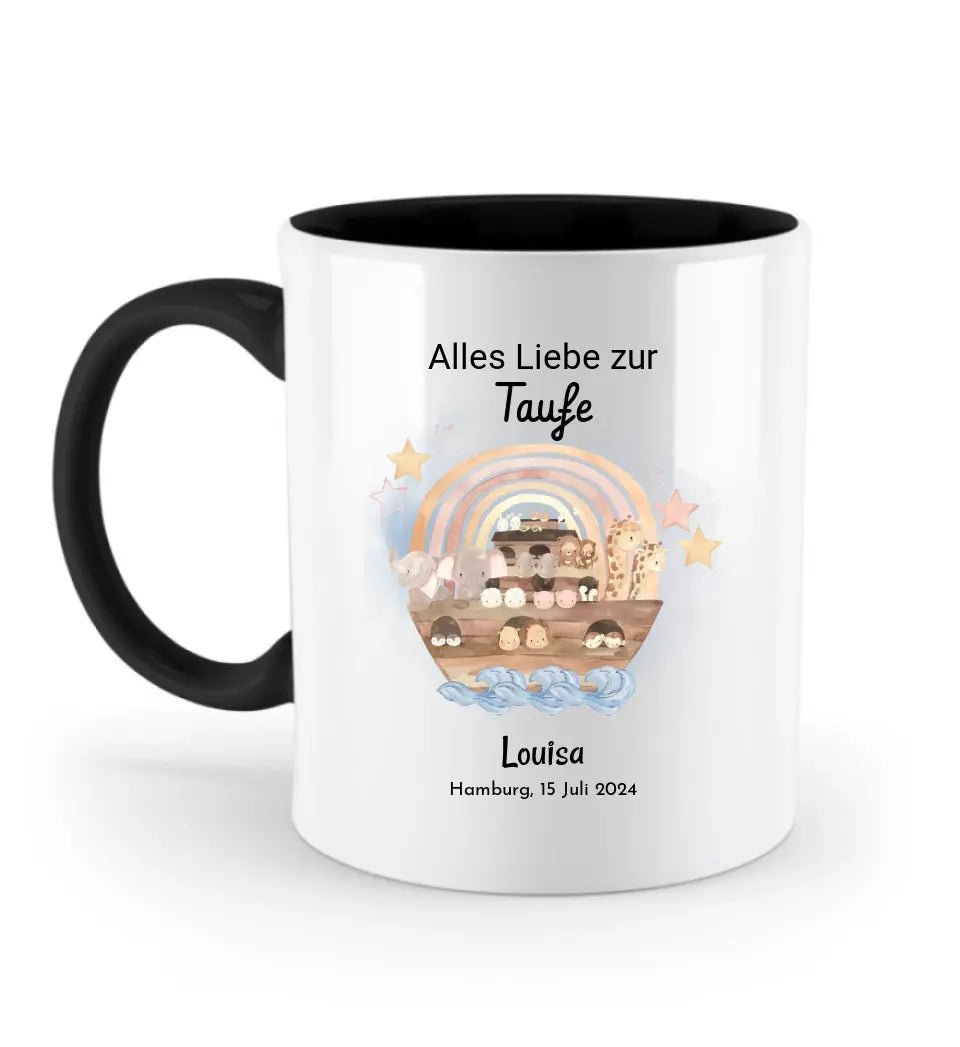 Taufe Tasse Arche Noah Geschenk für Patenkind - Cantty