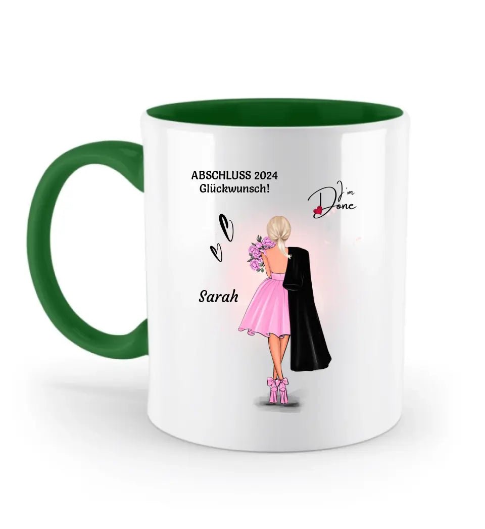 Tochter Tasse Abschlussgeschenk personalisiert - Cantty