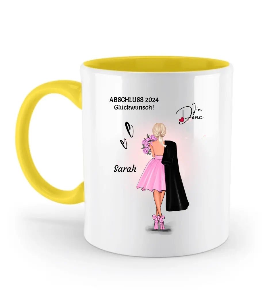 Tochter Tasse Abschlussgeschenk personalisiert - Cantty