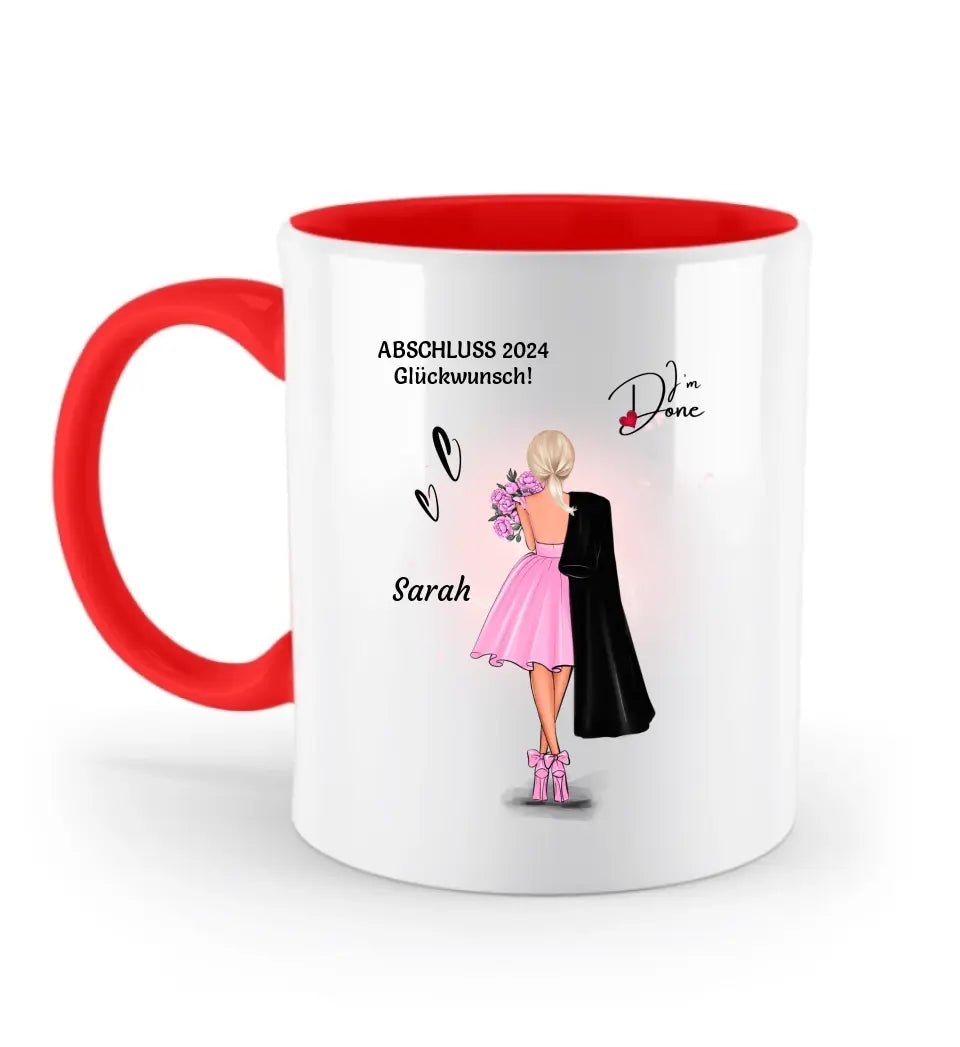 Tochter Tasse Abschlussgeschenk personalisiert - Cantty