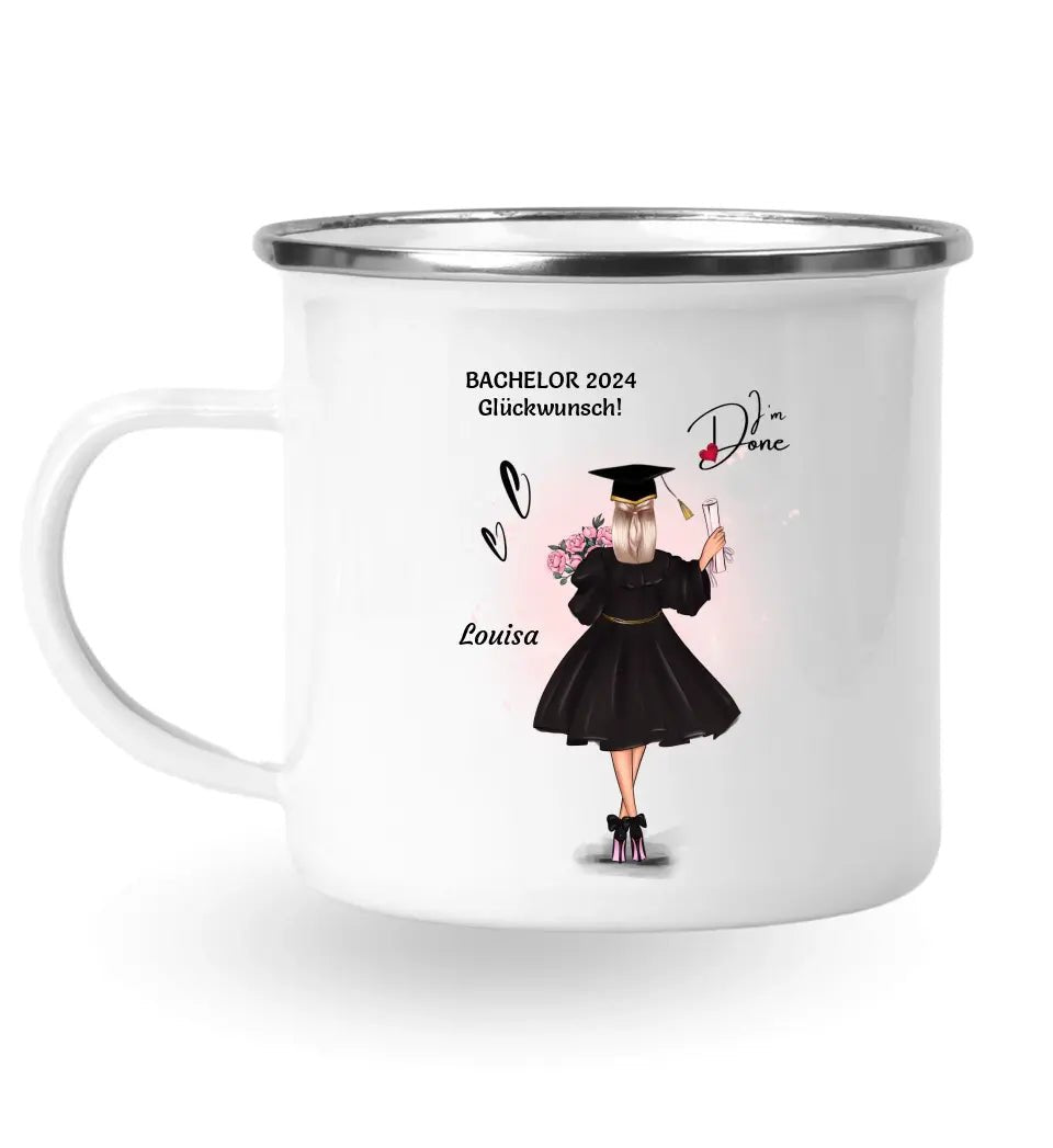 Tochter Tasse Bachelor Abschlussgeschenk selber gestalten - Cantty