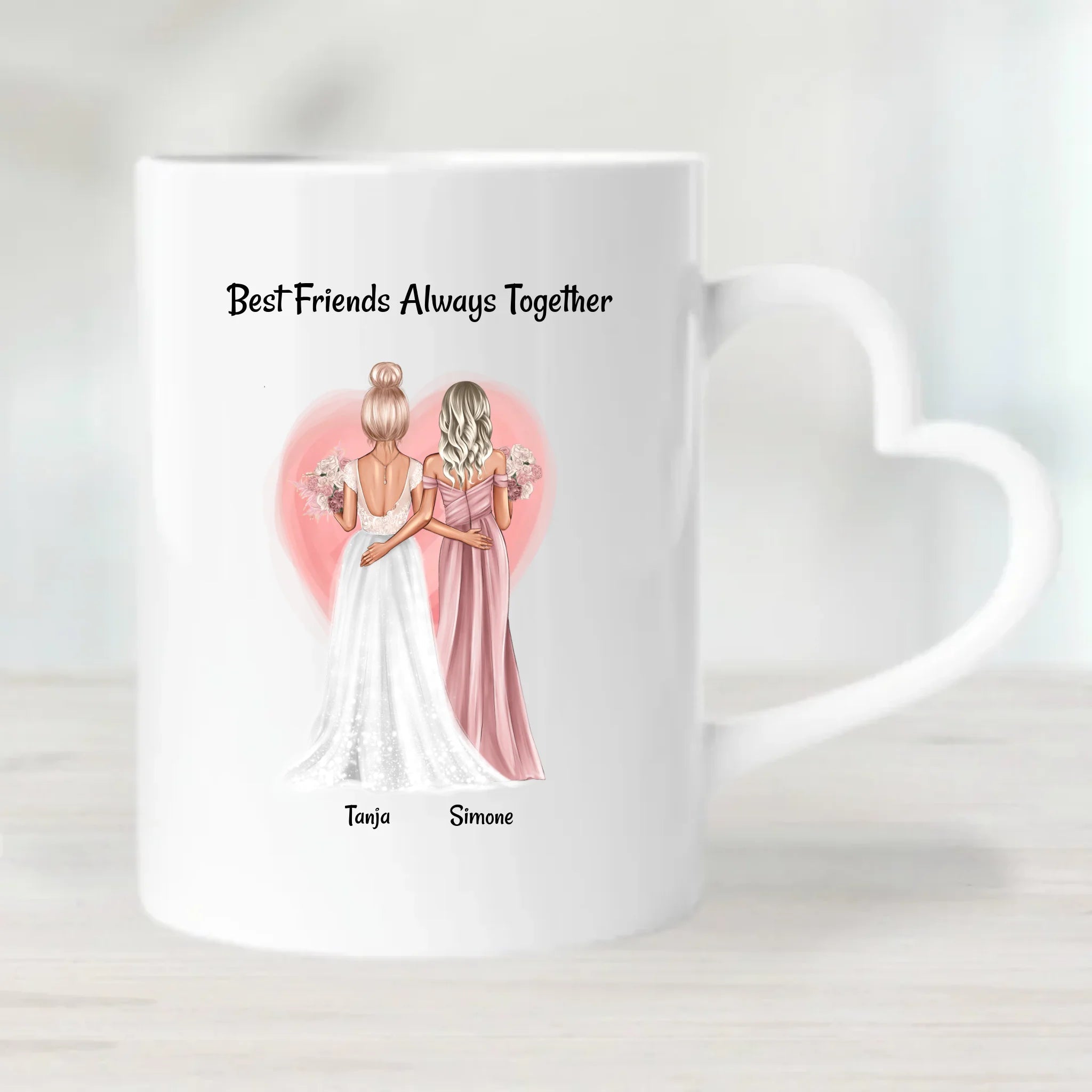 Trauzeugin Geschenk Tasse an Braut personalisiert - Cantty