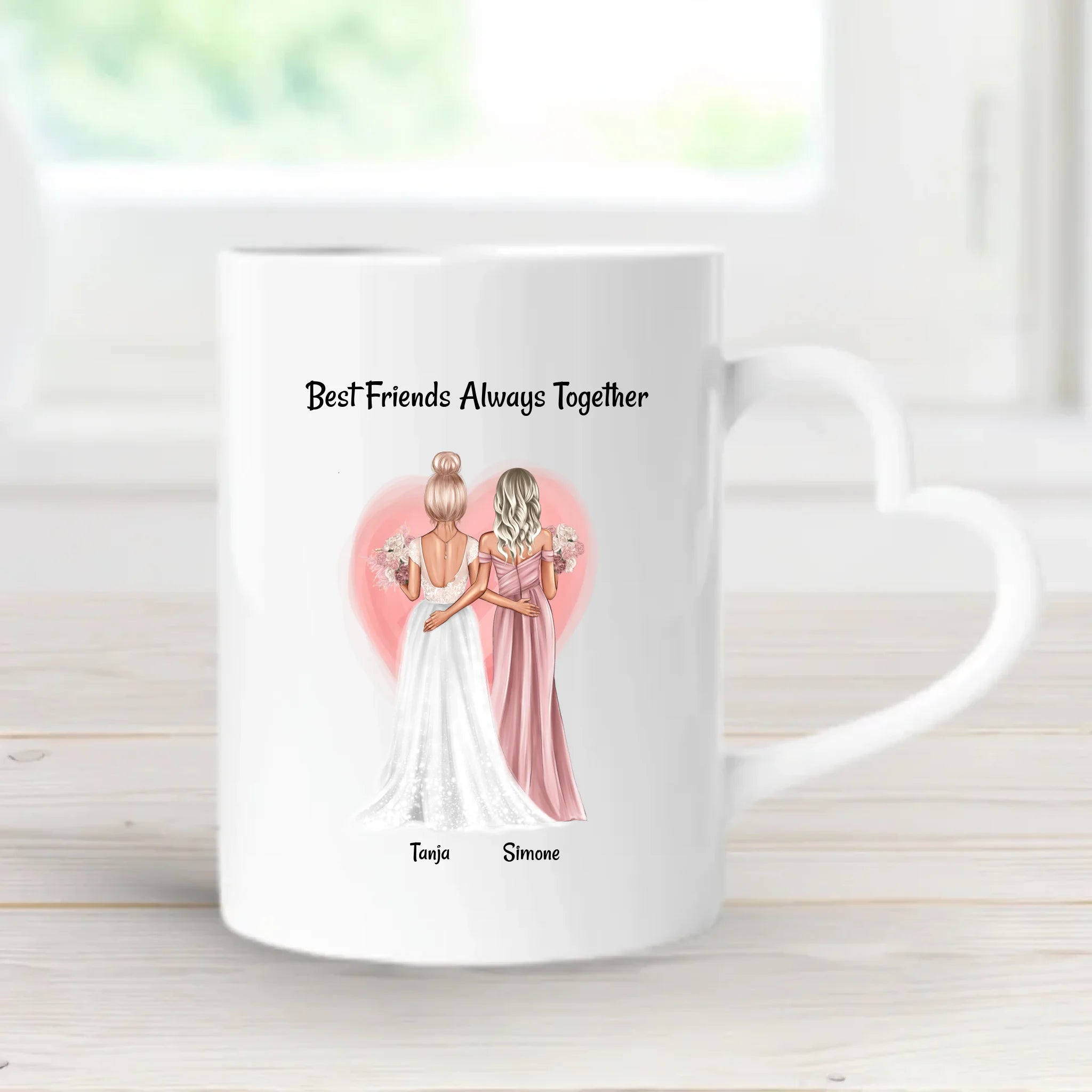 Trauzeugin Geschenk Tasse an Braut personalisiert - Cantty