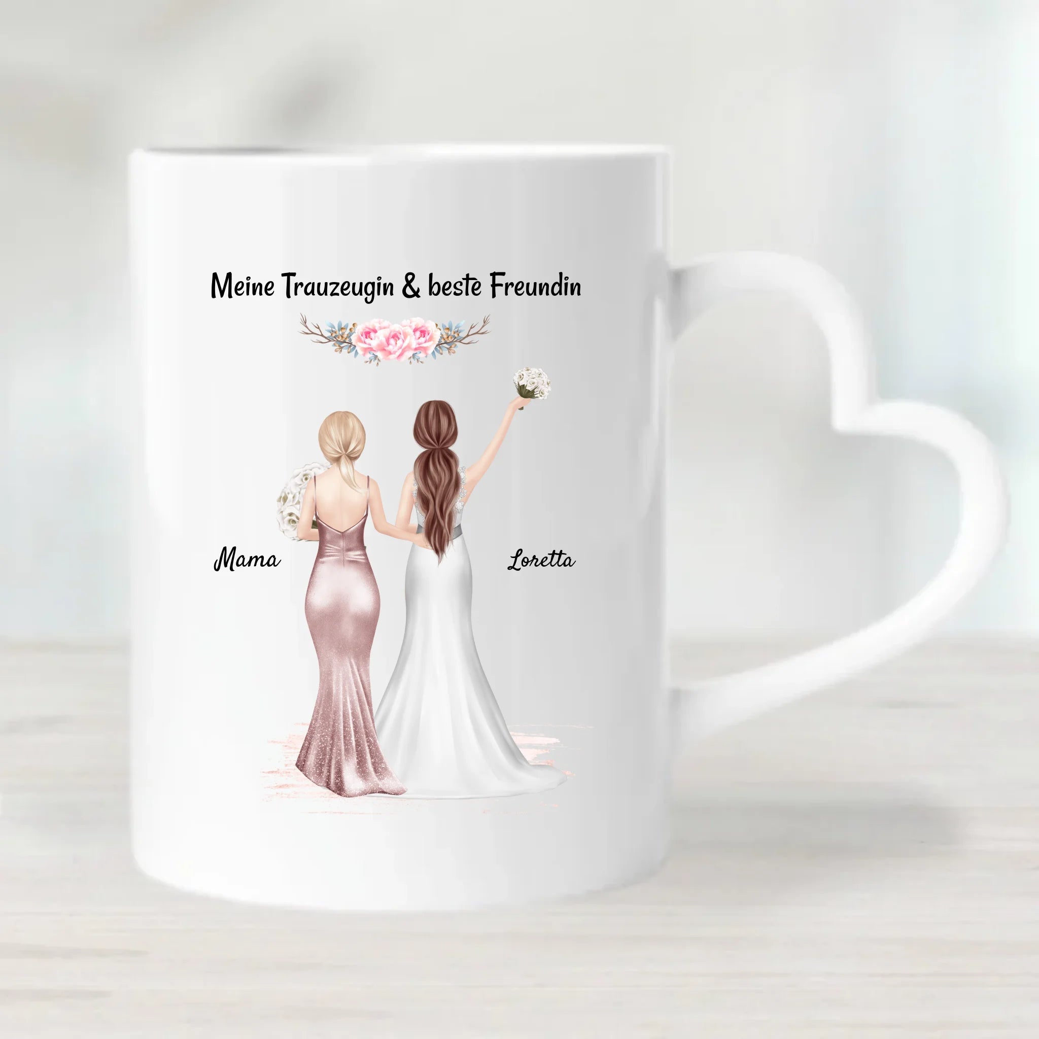 Trauzeugin Geschenk Tasse personalisiert - Cantty