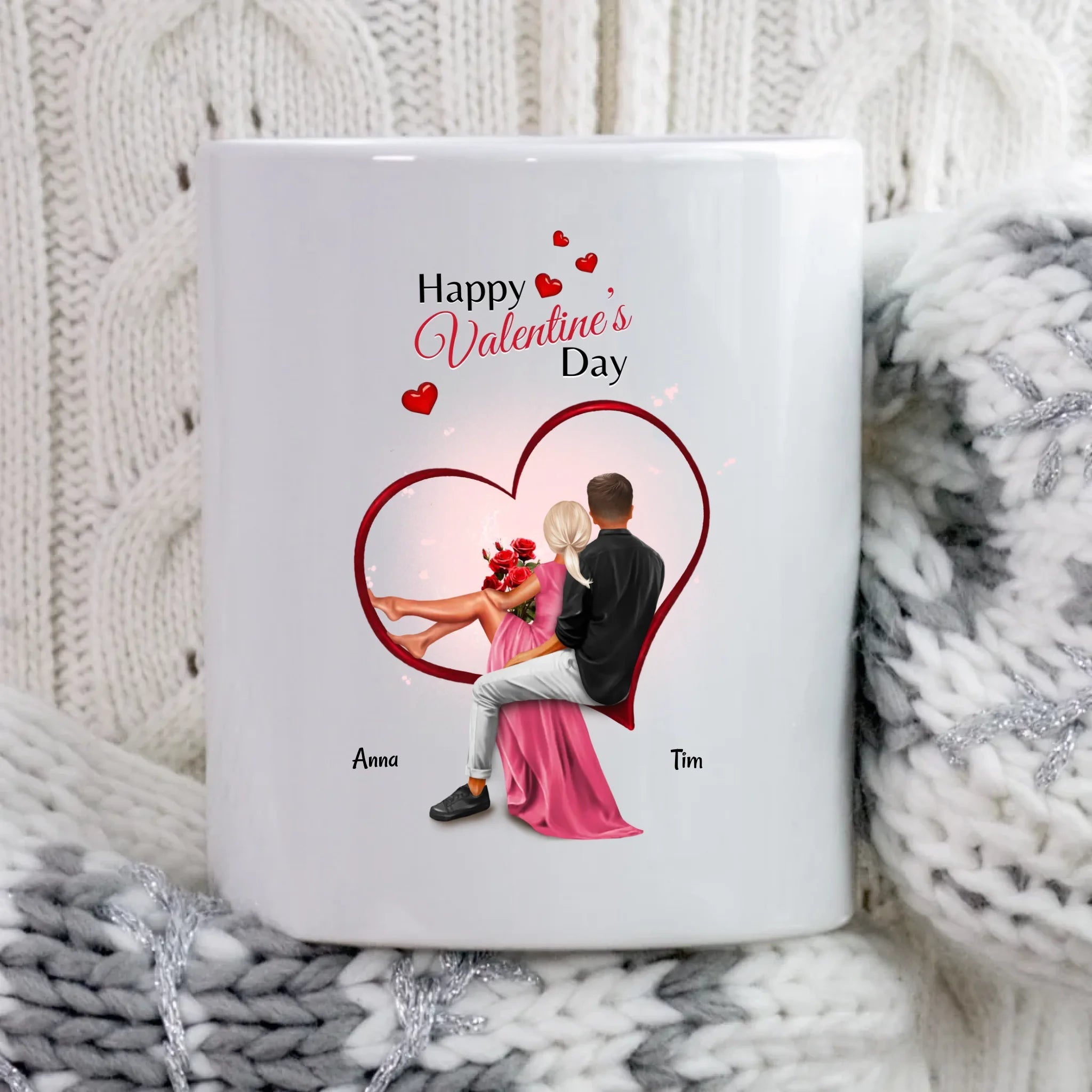 Valentinstag Tasse personalisiert für Sie - Cantty