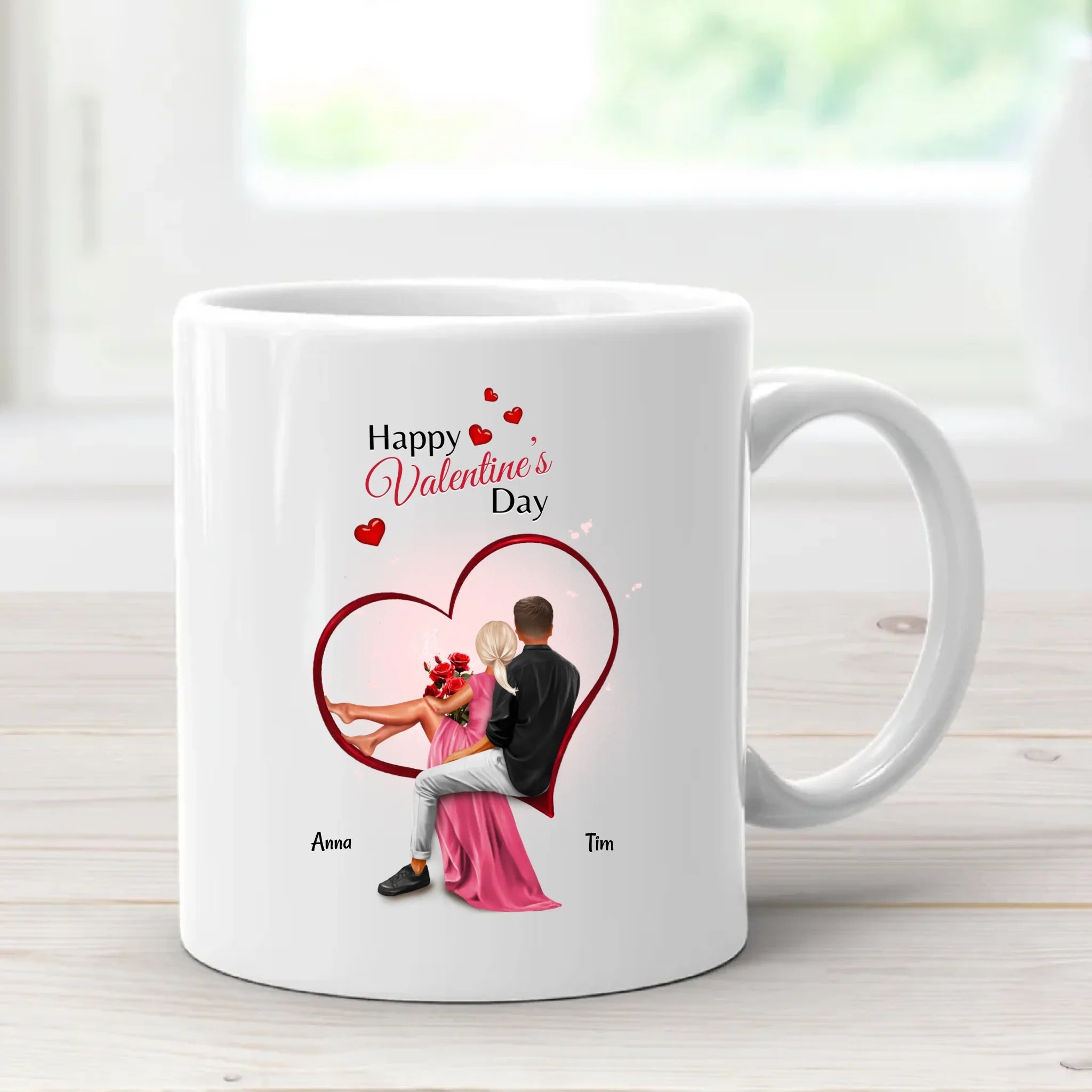 Valentinstag Tasse personalisiert für Sie - Cantty