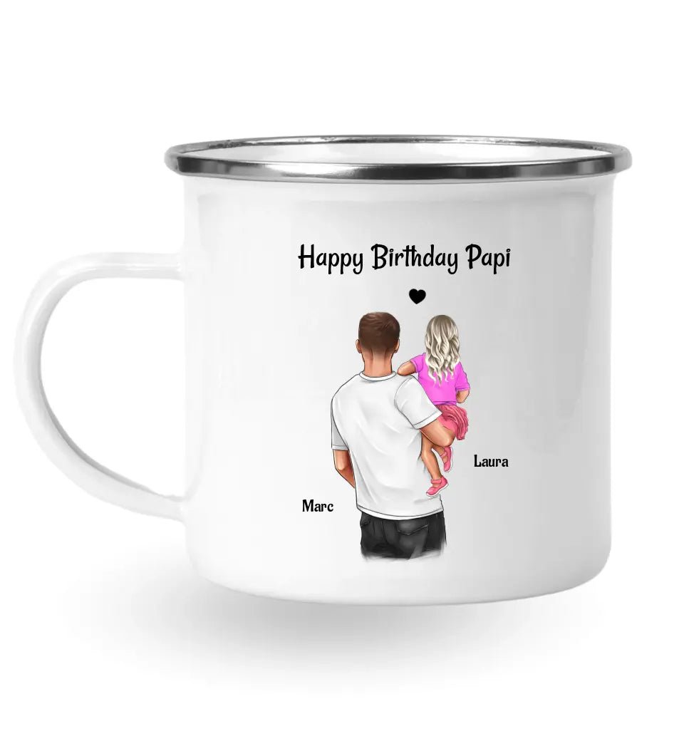 Vater Tochter Tasse Geschenk zum Geburtstag - Cantty