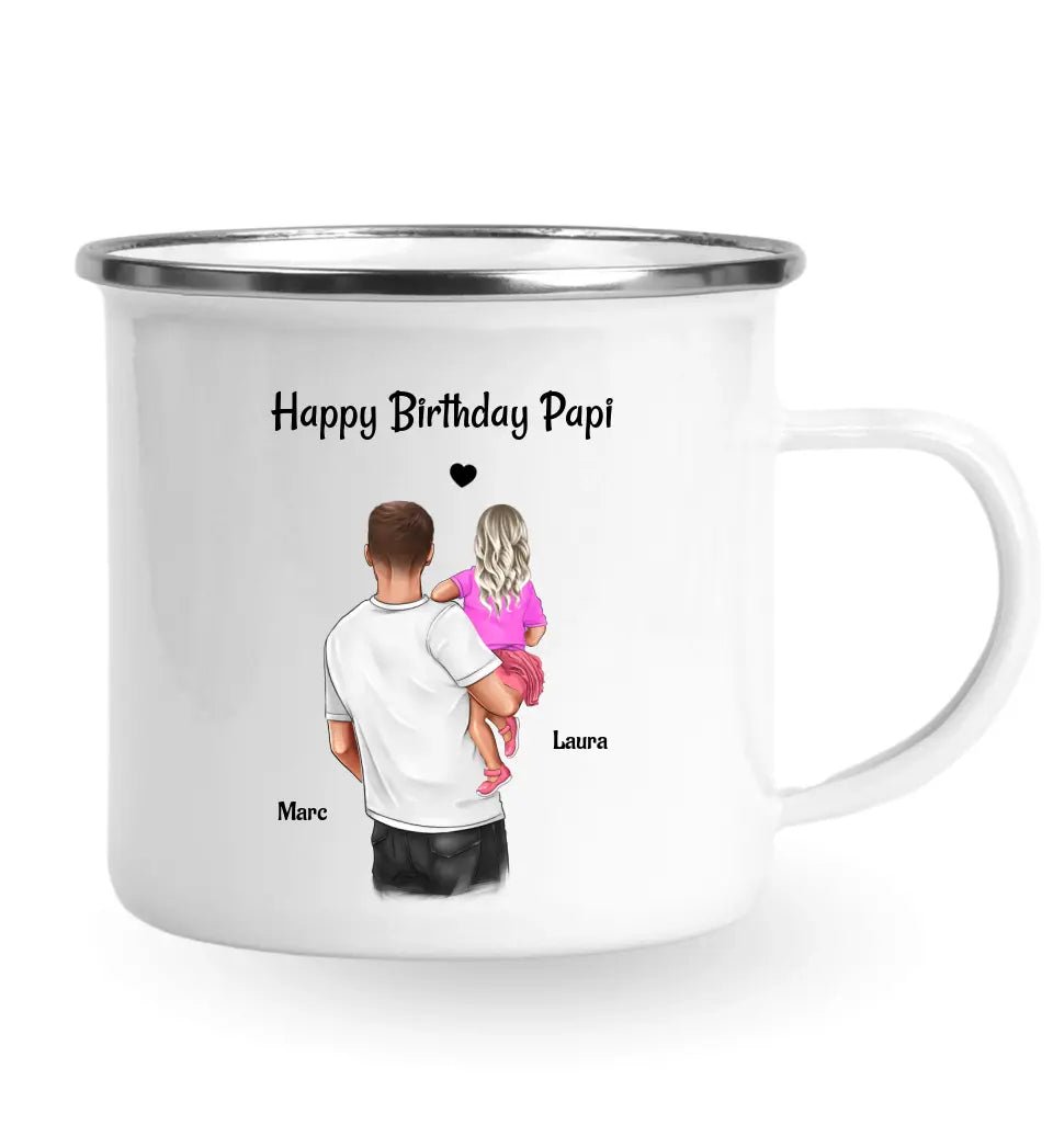 Vater Tochter Tasse Geschenk zum Geburtstag - Cantty