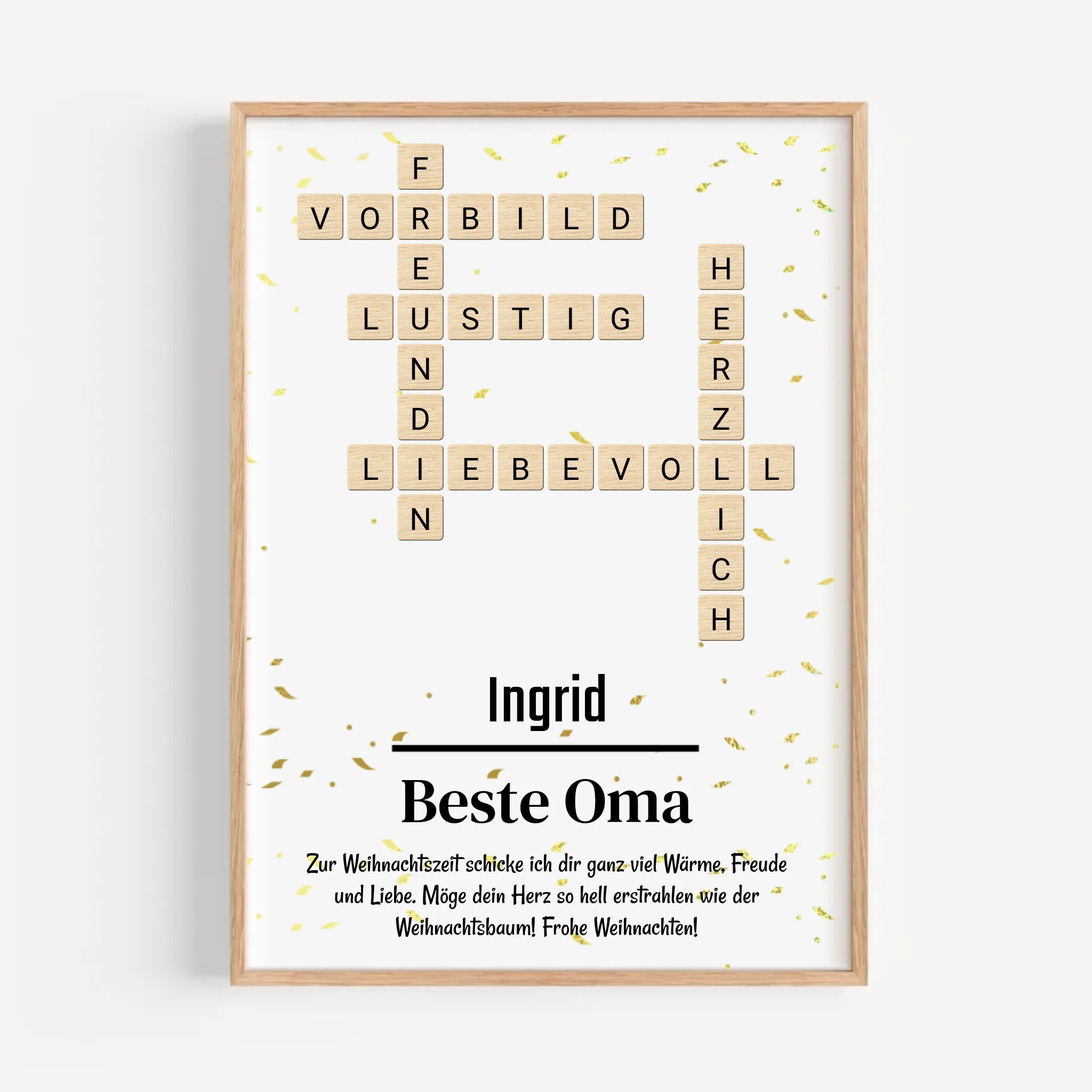 Weihnachtsgeschenk für Oma Bild mit Definition - Cantty