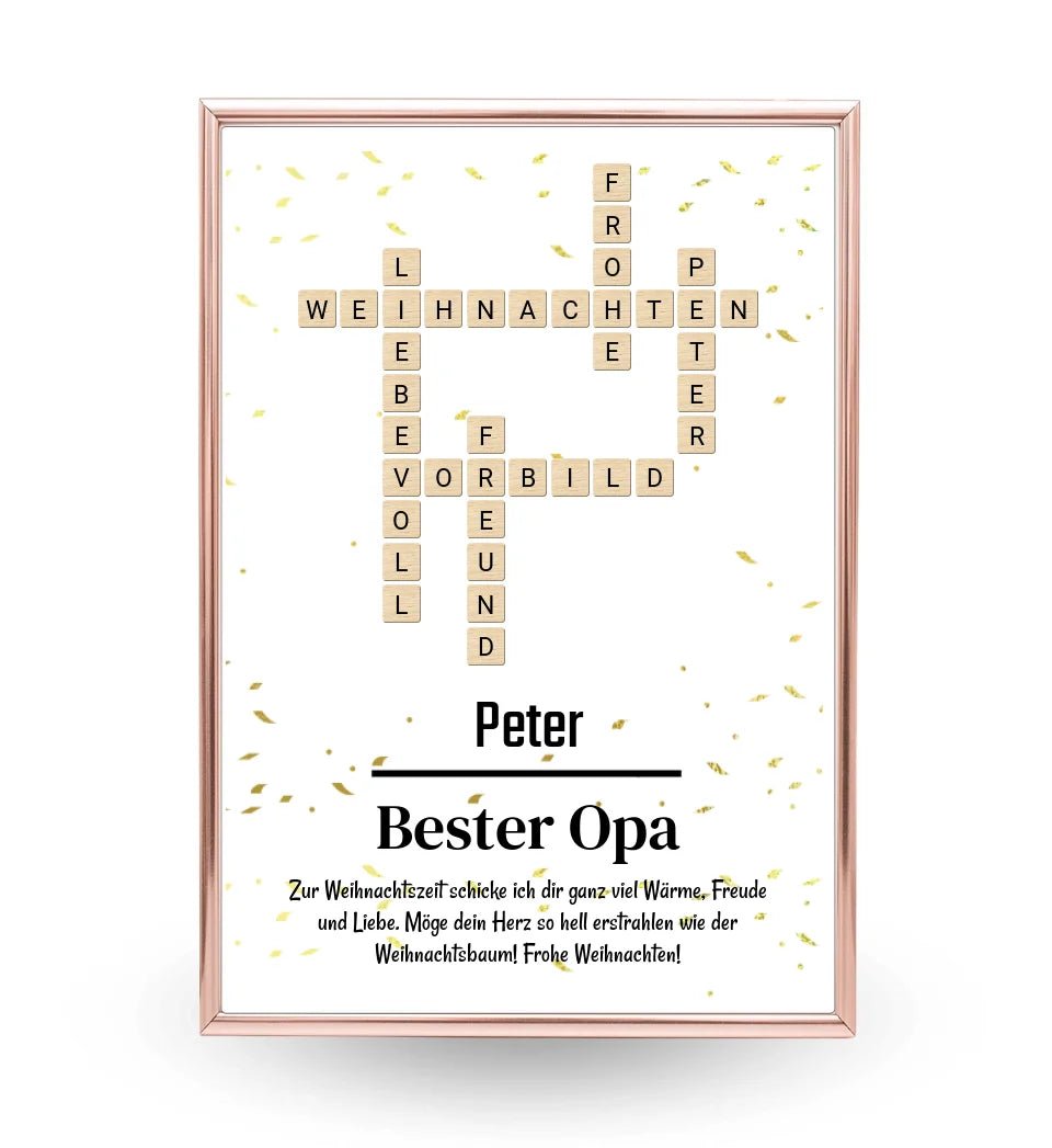 Weihnachtsgeschenk für Opa Bild mit Definition - Cantty