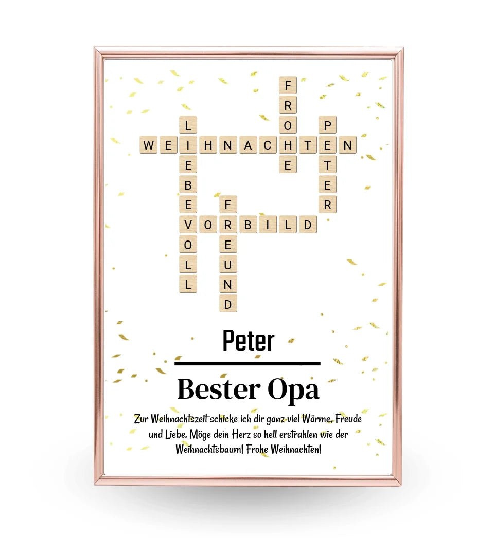 Weihnachtsgeschenk für Opa Bild mit Definition - Cantty