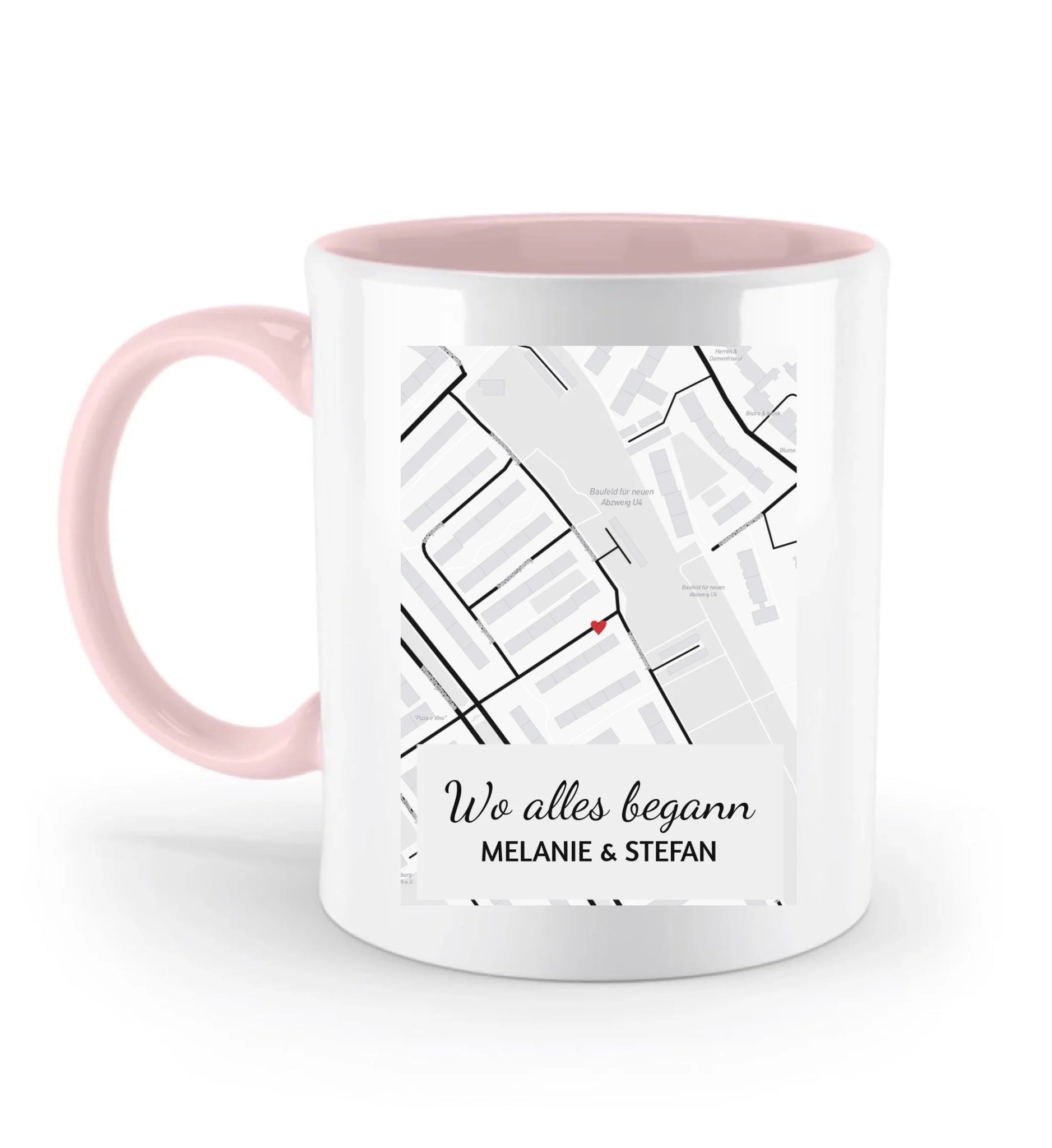 Wo alles begann Tasse Geschenk personalisiert - Cantty