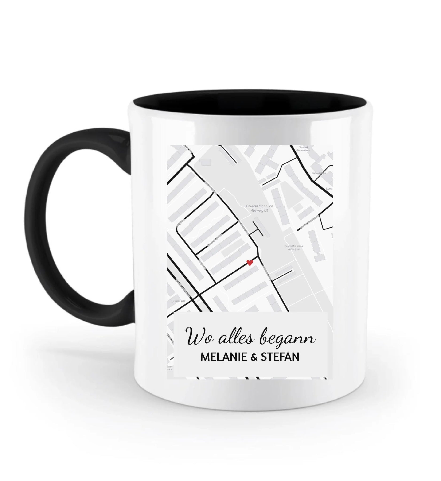 Wo alles begann Tasse Geschenk personalisiert - Cantty