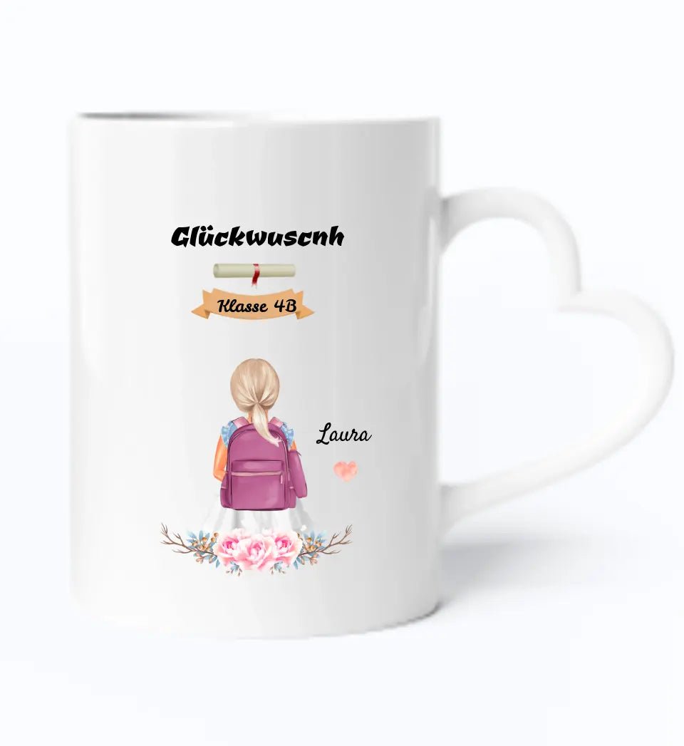 Zeugnis Geschenk Tasse Mädchen - Cantty