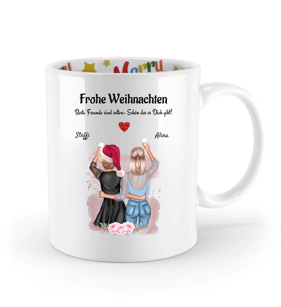 Frauen Weihnachtsgeschenk beste Freunde Tasse - Cantty